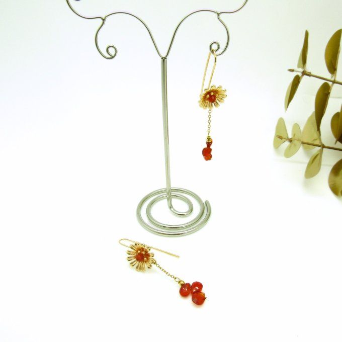 BOUCLES BRIOLETTES CORNALINE