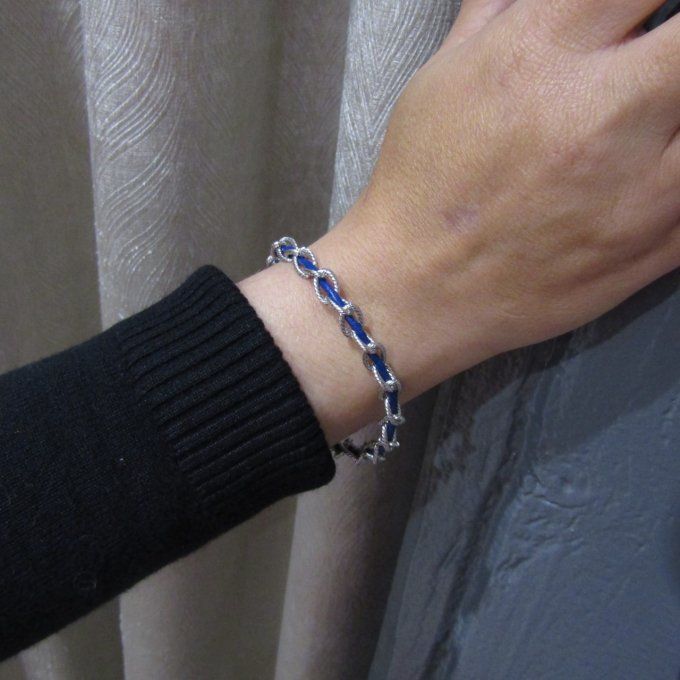 BRACELET CALYPSO BLEU DUR