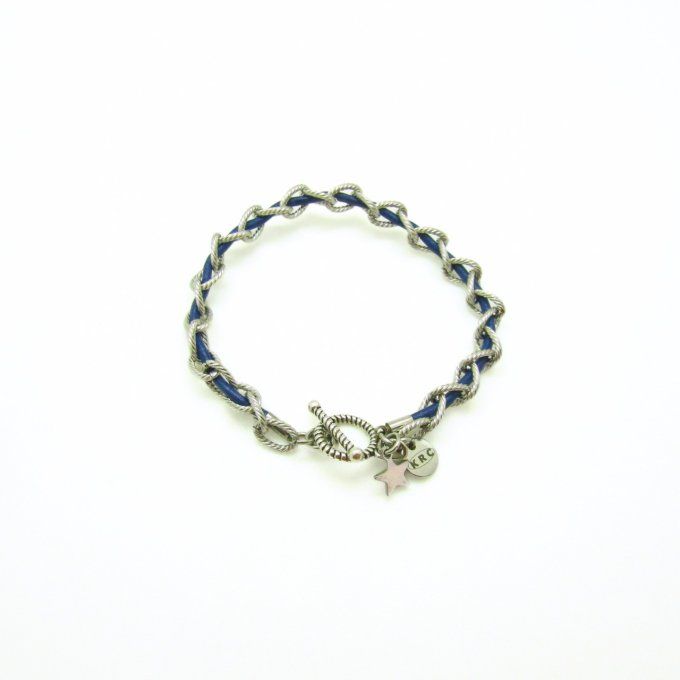 BRACELET CALYPSO BLEU DUR