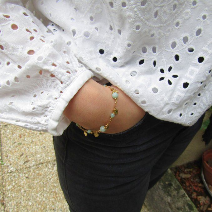 BRACELET AHORA AMAZONITE