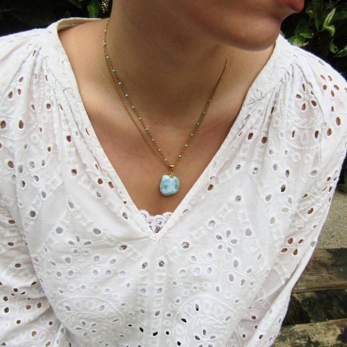 COLLIER LARIMAR FISH