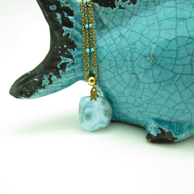 COLLIER LARIMAR FISH