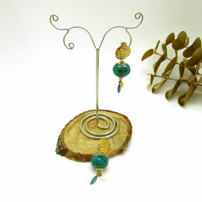 BOUCLES SARDINE CHRYSOCOLLE