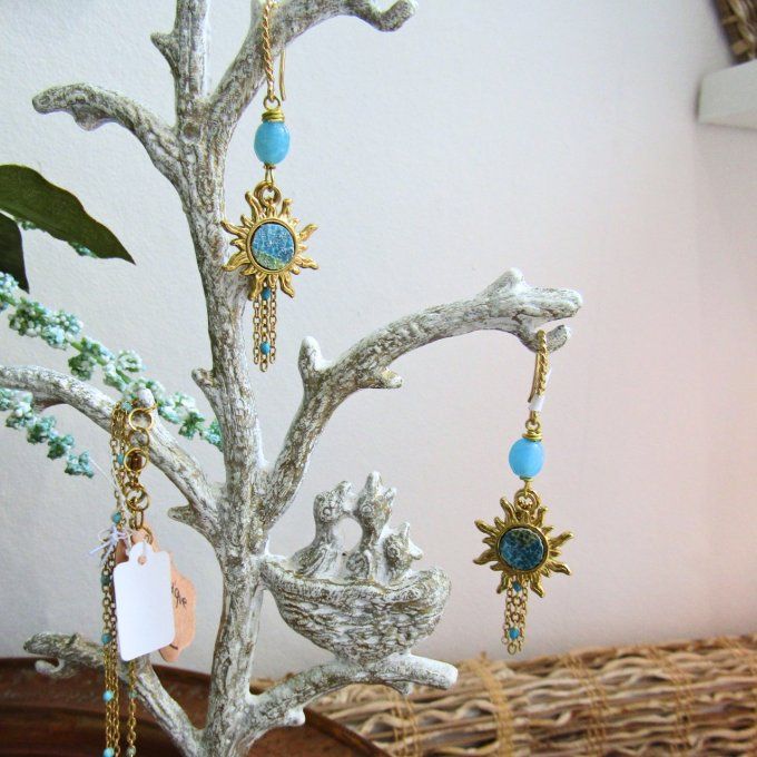 BOUCLES SUNRISE TURQUOISES